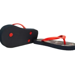 Tongs imprimé voiliers pour garçon avec lanière selon l'âge