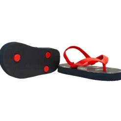 Tongs imprimé voiliers pour garçon avec lanière selon l'âge