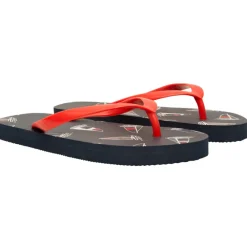 Tongs imprimé voiliers pour garçon avec lanière selon l'âge