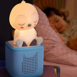Tonie-veilleuse Doudou Pingouin blanc