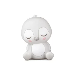 Tonie-veilleuse Doudou Pingouin blanc