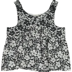 Top à bretelles imprimé fleuri pour fille