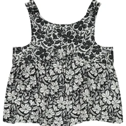 Top à bretelles imprimé fleuri pour fille