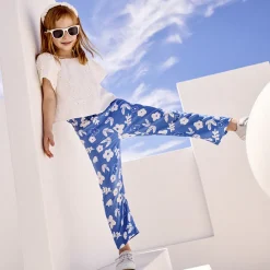 Top en broderie anglaise avec dos croisé pour fille