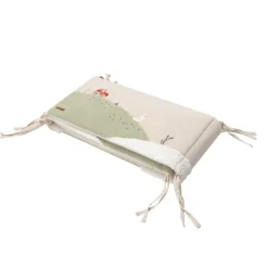 Tour de lit 3 pans en velours La vie à la Ferme