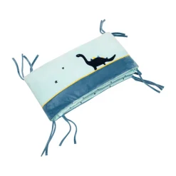 Tour de lit 3 pans Mes amis les dinos