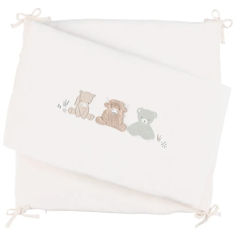 Tour de lit réversible veloudoux Fluffy Orso Lily