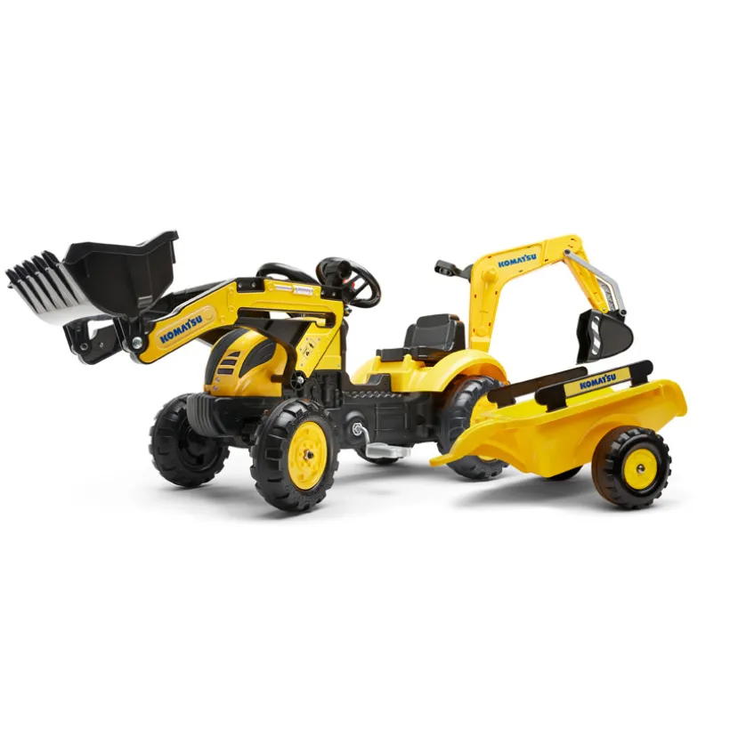 Tractopelle à pédales Komatsu