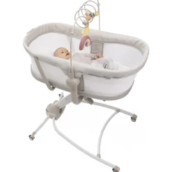 Transat- Berceau Baby Hug Armonia 4-en-1 Mother Pearl