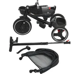 Tricycle évolutif Triky 5 en 1 Gris