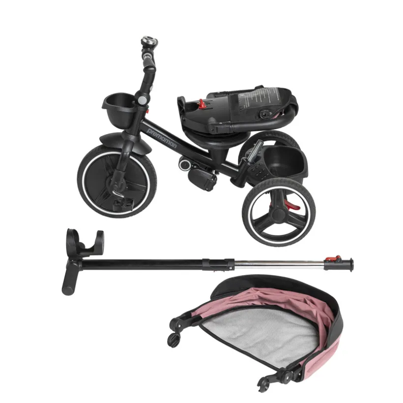 Tricycle évolutif Triky 5 en 1 Rose