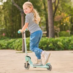 Trottinette Flow Foldable Junior Lights vert menthe
