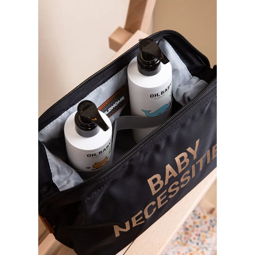 Trousse de toilette Baby Necessities - Noir/Or