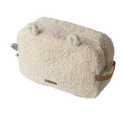 Trousse de toilette en bouclettes Roi des Forêts écru