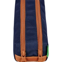 Trousse double Camille - Bleu marine