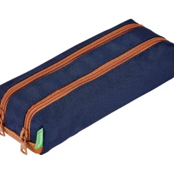 Trousse double Camille - Bleu marine