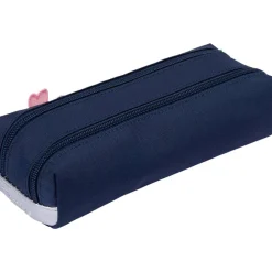 Trousse double Hortense - Bleu marine