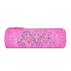 Trousse ronde Barbie rose