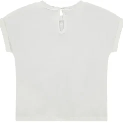 T-shirt manches courtes arc-en-ciel en bouclettes pour bébé fille