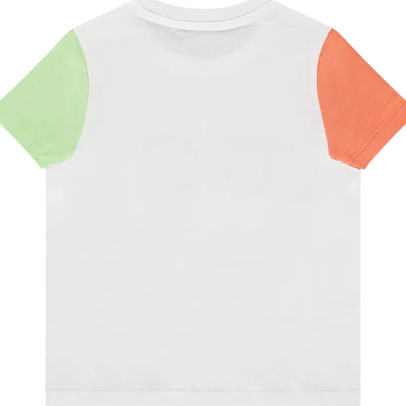 T-shirt manches courtes avec broderie effet bouclette pour bébé garçon