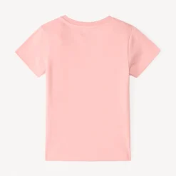 T-shirt manches courtes avec broderie cœur pour bébé fille