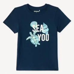 T-shirt manches courtes avec print fantaisie pour garçon