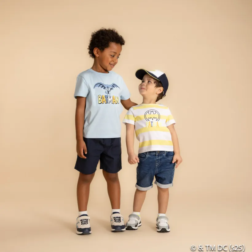 T-shirt manches courtes Batman Warner à broderie pour bébé garçon
