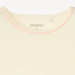 T-shirt manches courtes broderie palmier et fleurs pour fille