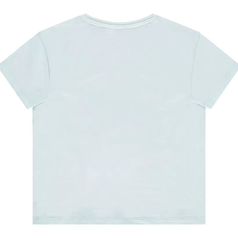 T-shirt manches courtes à broderie bouclette pour fille
