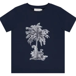 T-shirt manches courtes à broderie réaliste pour garçon