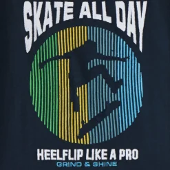 T-shirt manches courtes broderie skateur pour garçon
