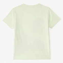 T-shirt manches courtes broderie feuilles tropicales pour garçon