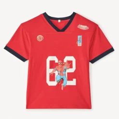 T-shirt manches courtes col V Spider-Man Marvel pour garçon