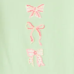 T-shirt manches courtes design fantaisie en perles pour fille