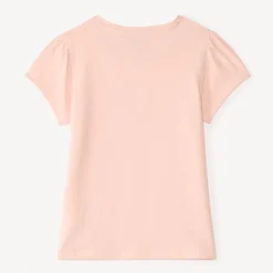 T-shirt manches courtes design fantaisie en perles pour fille