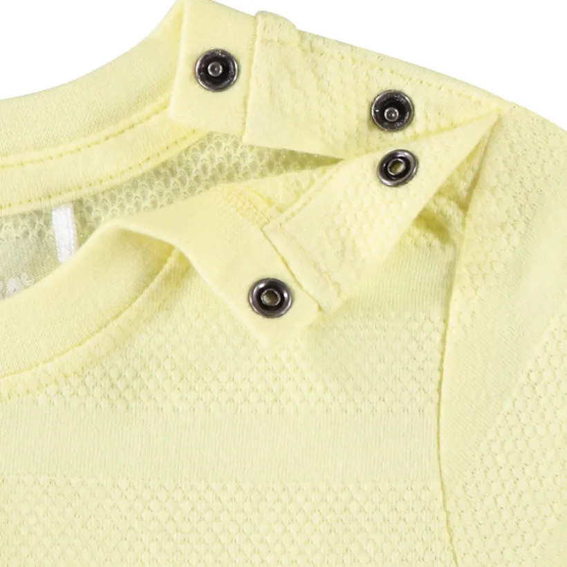 T-shirt manches courtes en jersey effet pop-corn pour bébé garçon