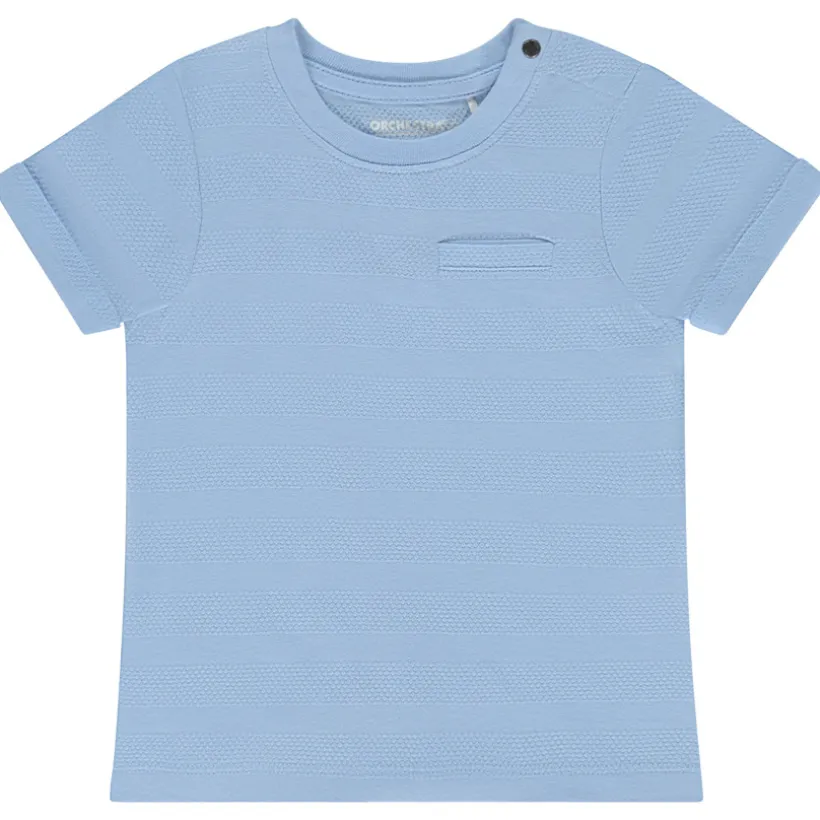 T-shirt manches courtes en jersey effet pop-corn pour bébé garçon