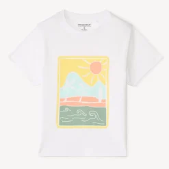 T-shirt manches courtes en jersey print fantaisie pour garçon