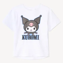 T-shirt manches courtes fantaisie Kuromi pour fille