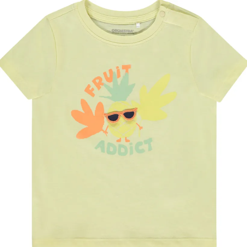 T-shirt manches courtes à flap 3D ludique pour bébé garçon