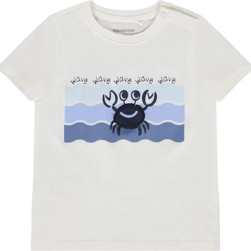 T-shirt manches courtes à flap 3D ludique pour bébé garçon