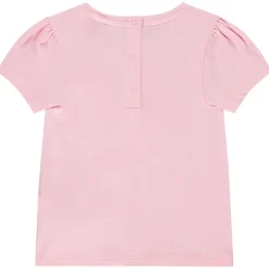 T-shirt manches courtes à fleurs 3D pour bébé fille