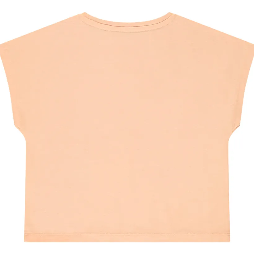 T-shirt manches courtes forme boîte photoprinté pour fille