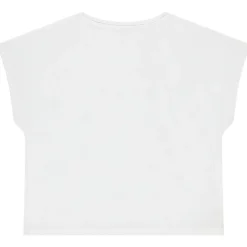 T-shirt manches courtes forme boîte photoprinté pour fille