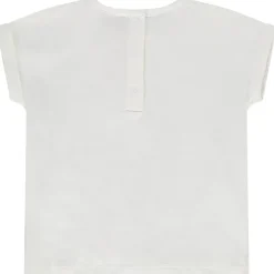 T-shirt manches courtes forme boîte en jersey avec print pour bébé fille