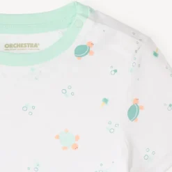 T-shirt manches courtes imprimé tortues pour bébé garçon
