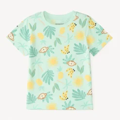 T-shirt manches courtes imprimé fantaisie pour bébé garçon