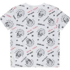 T-shirt manches courtes imprimé Spider-Man Marvel pour garçon