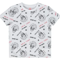 T-shirt manches courtes imprimé Spider-Man Marvel pour garçon