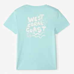 T-shirt manches courtes imprimé thème mer pour garçon